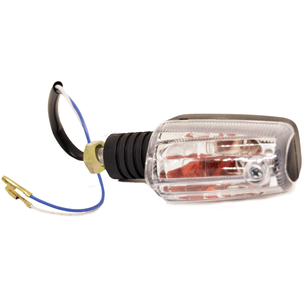 Direccional Suzuki AX-100 Delantero Izquierdo Trasero Derecho Transparente