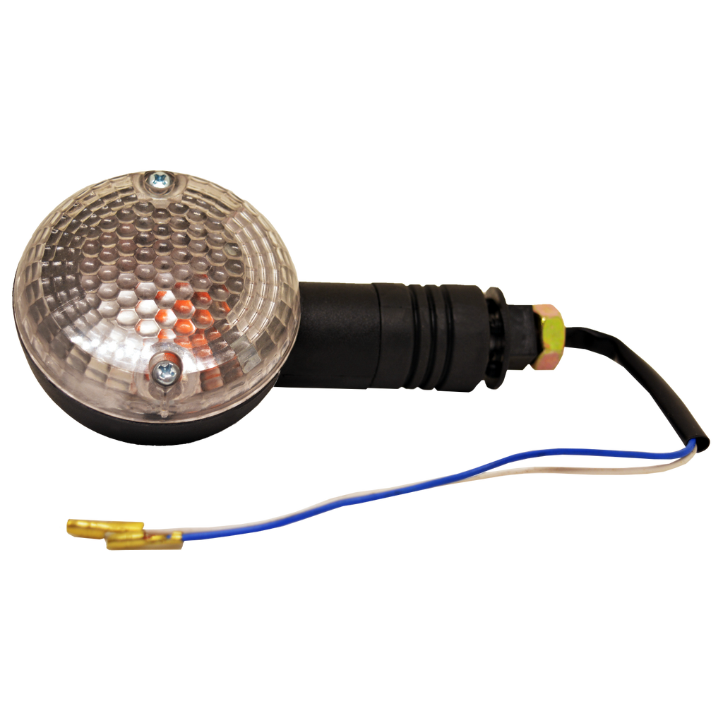 Direccional Suzuki GN-125 Redonda Del Der y Tras Izq Transparente