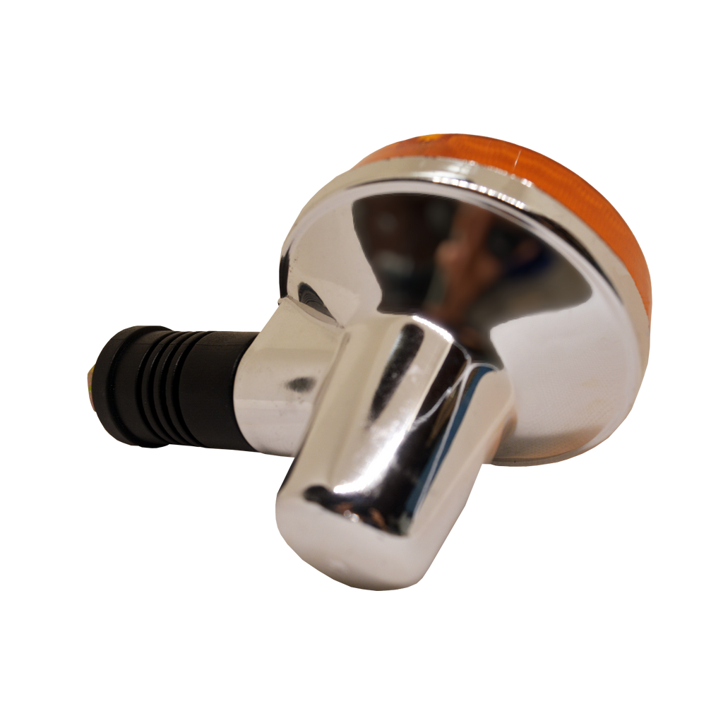 Direccional AKT-100 Negra con Caucho Lente Ámbar